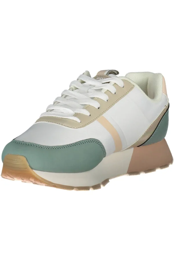 U.S. POLO ASSN. Women's White Nylon Women Sneaker