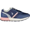 U.S. POLO ASSN. Women's Blue Polyethylene Women Sneaker