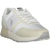 U.S. POLO ASSN. Women's White Polyethylene Women Sneaker