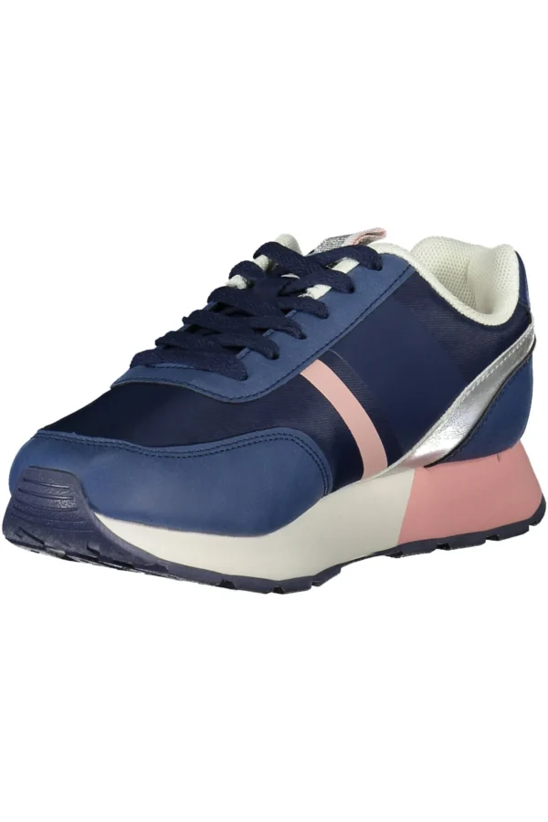 U.S. POLO ASSN. Women's Blue Polyethylene Women Sneaker