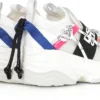 Dsquared² Women's Chic White Lace-Up Leather Sneakers
