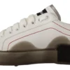 Dolce & Gabbana Women's Elegant White Leather Sneakers