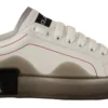 Dolce & Gabbana Women's Elegant White Leather Sneakers