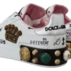 Dolce & Gabbana Women's Queen Crown Chic Leather Sneakers