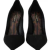 Dolce & Gabbana Women's Elegant Black Suede Stiletto Pumps
