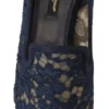 Dolce & Gabbana Women's Elegant Blue Loafers Flats - Summer Chic
