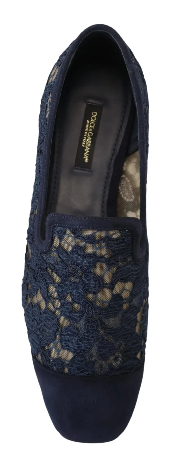 Dolce & Gabbana Women's Elegant Blue Loafers Flats - Summer Chic