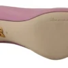 Dolce & Gabbana Women's Devotion Leather Heels in Pink