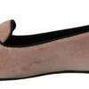 Dolce & Gabbana Women's Elegant Pink Velvet Devotion Loafers