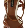 Dolce & Gabbana Women's Elevate Your Style with Chic Leather Platform Sandals