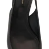 Dolce & Gabbana Women's Elegant Black Leather Slingback Pumps