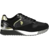 U.S. POLO ASSN. Women's Black Eco Suede Women Sneaker