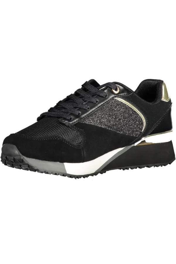 U.S. POLO ASSN. Women's Black Eco Suede Women Sneaker