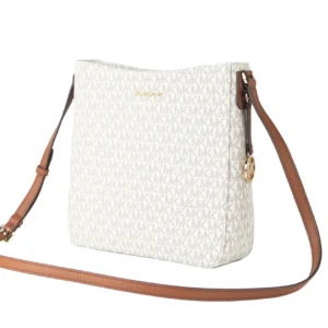 Michael Kors Women's Cooper Large Signature PVC Varsity Stripe Backpack Bookbag (Admiral Multi)