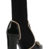 Dolce & Gabbana Women's Chic Calfskin Vally Ankle Boots with Metal Logo