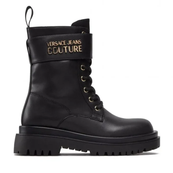Versace Jeans Women's Chic Eco-Leather Amphibious Boots