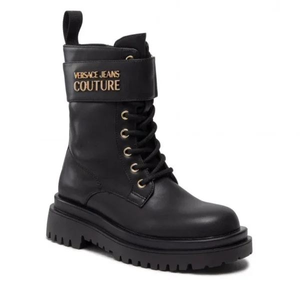 Versace Jeans Women's Chic Eco-Leather Amphibious Boots
