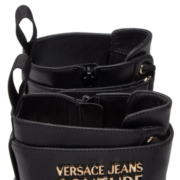 Versace Jeans Women's Chic Eco-Leather Amphibious Boots