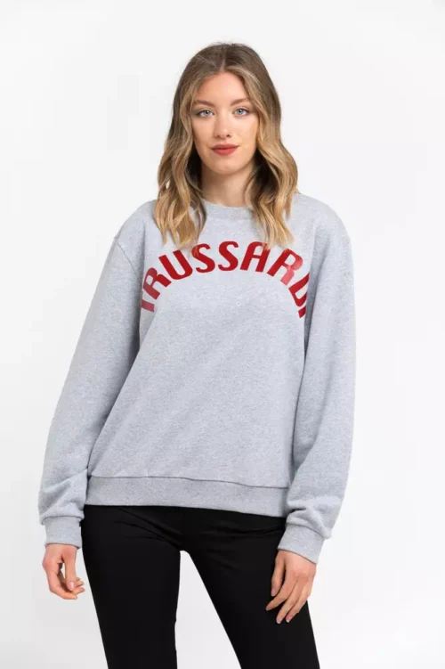 Trussardi Women's Gray Cotton Women Sweater