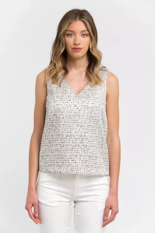 Trussardi Women's Beige Acetate Women Top