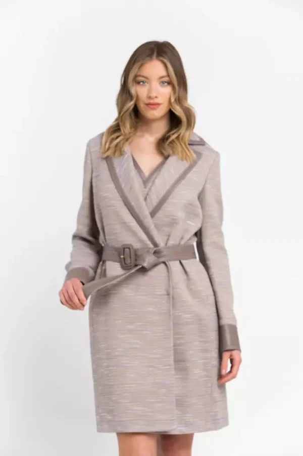Trussardi Women's Beige Cotton Women Coat