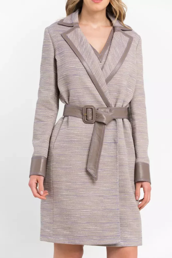 Trussardi Women's Beige Cotton Women Coat
