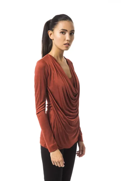 BYBLOS Women's Copper Viscose Women Top