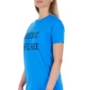 Frankie Morello Women's Light Blue Cotton Women T-Shirt