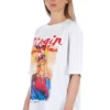 Frankie Morello Women's White Cotton Women T-Shirt