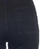 Frankie Morello Women's Black Cotton Women Cropped Trouser