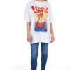 Frankie Morello Women's White Cotton Women T-Shirt