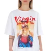 Frankie Morello Women's White Cotton Women T-Shirt