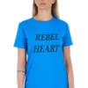 Frankie Morello Women's Light Blue Cotton Women T-Shirt