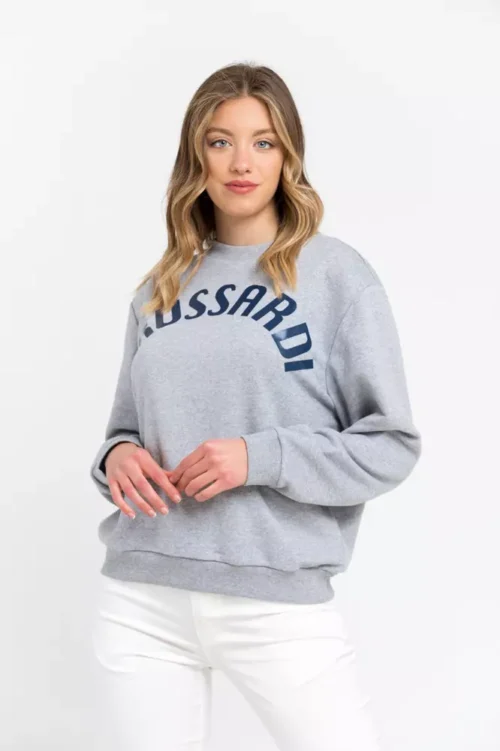 Trussardi Women's Gray Cotton Women Sweater