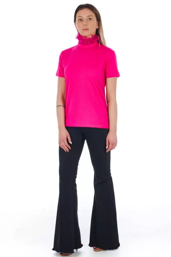 Frankie Morello Women's Multicolor Cotton Women Top