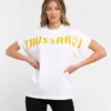 Trussardi Women's White Cotton Women T-Shirt