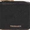 Trussardi Black Leather Women Wallet
