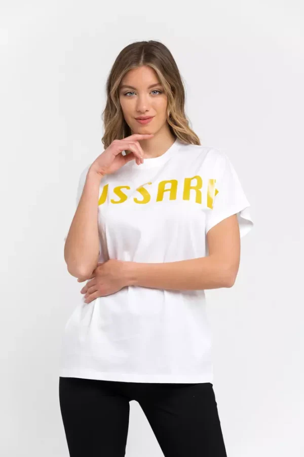 Trussardi Women's White Cotton Women T-Shirt