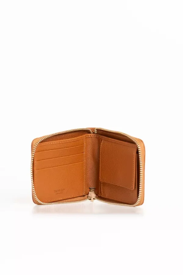 Trussardi Beige Leather Women Wallet