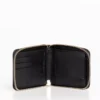 Trussardi Black Leather Women Wallet
