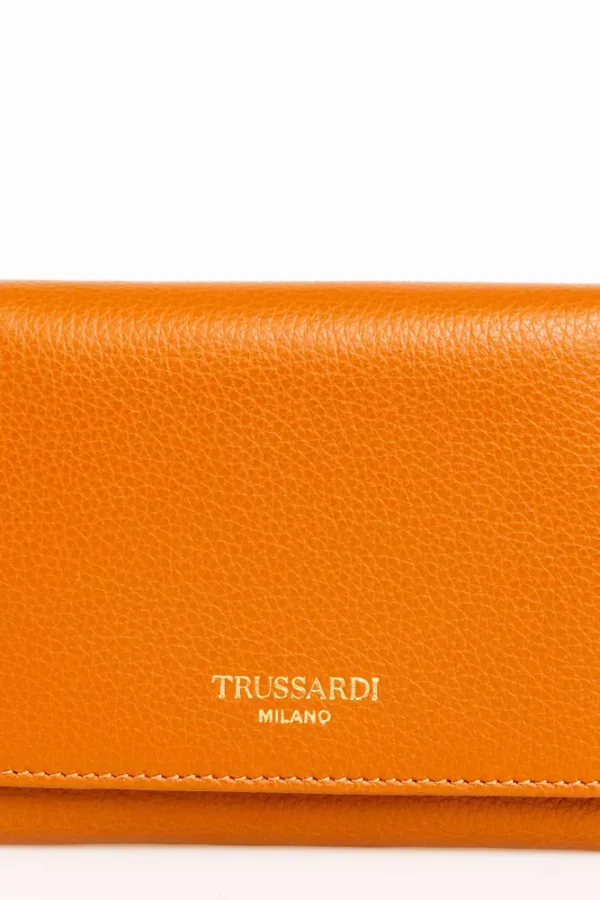 Trussardi Beige Leather Women Wallet