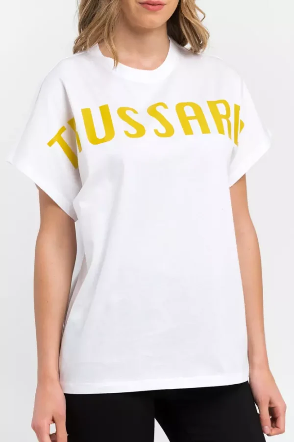Trussardi Women's White Cotton Women T-Shirt