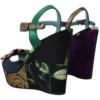 Dolce & Gabbana Women's Multicolor Ankle Strap Wedge Sandals
