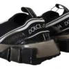 Dolce & Gabbana Women's Elegant Sorrento Sock Sneakers in Monochrome