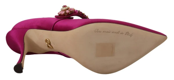 Dolce & Gabbana Women's Elegant Pink Stiletto Heels Pumps