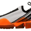 Dolce & Gabbana Women's Chic Sorrento Sneakers in White, Orange and Black