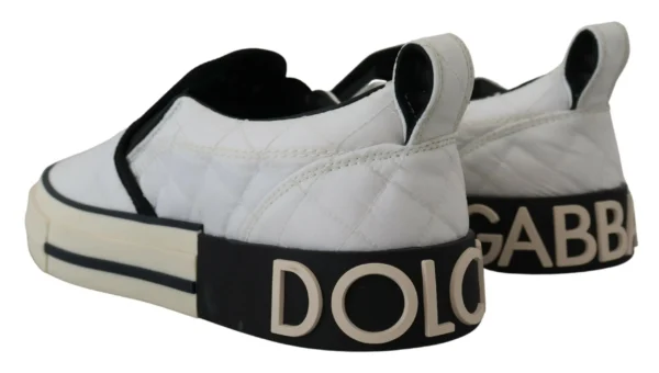 Dolce & Gabbana Women's Chic White Slip-On Sneakers for Women