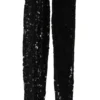 Dolce & Gabbana Women's Elegant Black Lace Stretch Sock Pumps