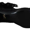 Dolce & Gabbana Women's Elegant Black Lace Stretch Sock Pumps