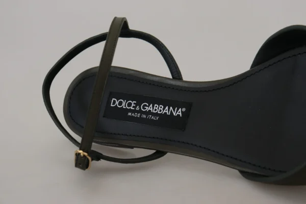 Dolce & Gabbana Women's Chic Multicolor Camouflage Slingback Flats